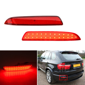 Luz LED para Parachoques Trasero para BMW X5 E70, Roja, Negra, Blanca, 12V, Luces Traseras LED, Luz de Freno de Conducción - Product Image 2
