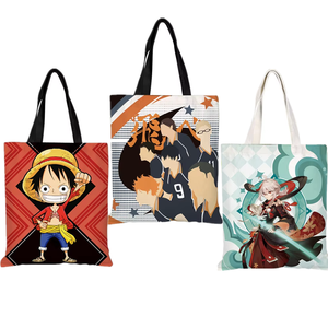 96 phong cách genshin tác động haikyuu Harry honkai Sao đường sắt 0NE mảnh Luffy kiếm nghệ thuật trực tuyến phim hoạt hình trường phụ nữ tote túi - Product Image 1