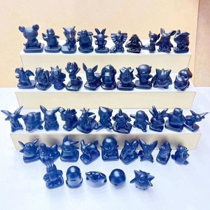 Cristales Tallados de <span class=keywords><strong>Pokémon</strong></span> Personalizados al por Mayor, Piedras Curativas, Gemas, Adornos Espirituales para Meditación y Feng Shui - Product Image 4