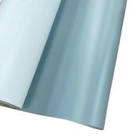 Papier synthétique PP mat auto-adhésif en rouleau avec support gris, imperméable, résistant aux traces, imprimable aux solvants écologiques, pour signalétique extérieure