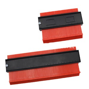 Jauge de contour Li Pu 10,4 pouces en plastique rouge, outil de profilage pour le travail du bois, de la pierre et de l'automobile - Product Image 2
