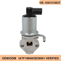 Vanne EGR Wanray pour Golf MK5 MK6 Polo Leon 1.4 1.6 16V Essence Avant Électrique Acier Inoxydable 036131503T