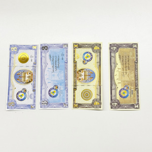 Billet de sécurité personnalisé avec film holographique, papier, <span class=keywords><strong>carte</strong></span> de bon cadeau en espèces, coupons de réduction avec fibre UV invisible - Product Image 2