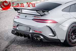 Aile arrière de voiture en Fiber de carbone, accessoire pour coffre arrière, pour Mercedes Benz <span class=keywords><strong>AMG</strong></span> GT <span class=keywords><strong>GTS</strong></span> <span class=keywords><strong>AMG</strong></span> GTR coupé à 2 portes RT900 - Product Image 6