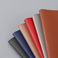 Bolsa de archivo de almacenamiento Vertical A4 personalizada de fábrica, carpeta de archivos de documentos de contrato impermeable de cuero Pu para oficina de negocios