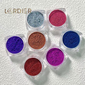 กิ้งก่าเปลี่ยนสีเคลือบสีน้ำลายไมกาเม็ดสีโฮโลแกรม - Product Image 3