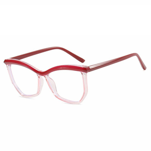 HISTOIRE Lunettes optiques à verres transparents Lunettes bloquant la lumière bleue à monture transparente Lunettes d'ordinateur irrégulières pour femmes - Product Image 3