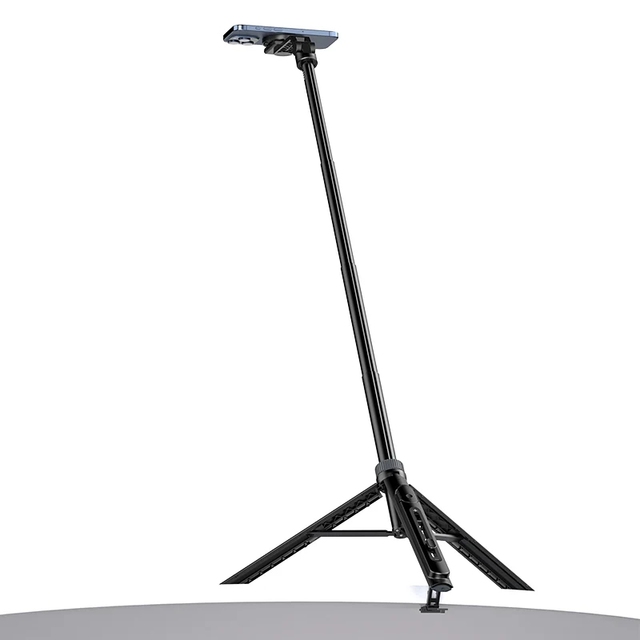 ULANZI TT88 Magnetic Tripod for iPhone 17, 57" Extendable Selfie Stick w Remote, 2-in-1 Phone Clip