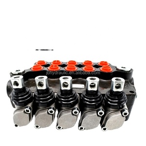 Válvula <span class=keywords><strong>de</strong></span> Control Direccional Monobloque Manual <span class=keywords><strong>de</strong></span> 5 Vías Junbao <span class=keywords><strong>Serie</strong></span> P80 80L-Min para Tractor y Maquinaria Agrícola - Product Image 4