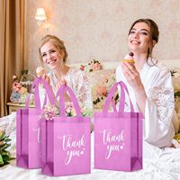 Sac cadeau fourre-tout non tissé réutilisable à impression personnalisée sac à provisions en polypropylène non tissé pour sacs à main cadeaux de supermarché