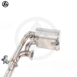 Escape de acero inoxidable CSZ de alta calidad para <span class=keywords><strong>Porsche</strong></span> <span class=keywords><strong>911</strong></span> 991,1 Carrera Targa 3.4L 3.8L a GT3 Valvetronic silenciador con válvula Catback - Product Image 4