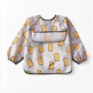 Baberos impermeables de EVA de manga larga para niños, delantal para alimentación, alimentación - Product Image 3