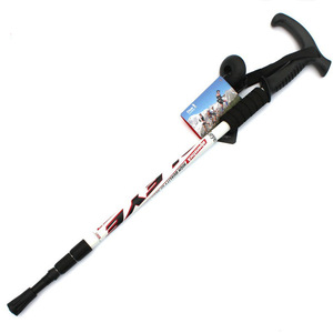 Bâtons de randonnée Cleye en alliage d'aluminium télescopiques, amortissants, légers et réglables - Product Image 4