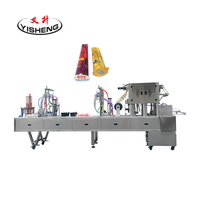 Machine de scellage automatique pour liquides et poudres, boissons, crème, eau pure, miel, ketchup, tubes en papier et plastique, électrique pneumatique haute performance