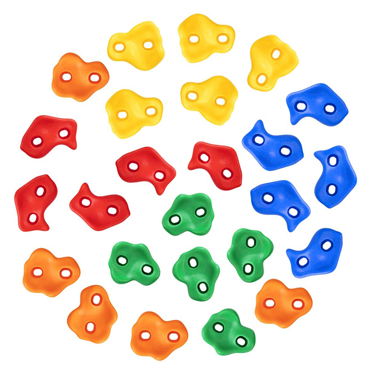 Оптовая цена, детский скалолазающий камень для скалолазания, комплект для скалолазания с узелковой веревкой