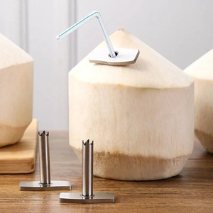 Abridor de cocos de acero inoxidable, perforador rápido para cocos frescos, insertador de pajitas, herramienta específica para cocos, solo lavar a mano - Product Image 3