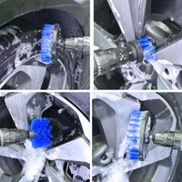 PMS 21 pièces : 20 serviettes de nettoyage auto, brosse électrique pour l'intérieur et les roues, brosses de detailing pour le nettoyage automobile