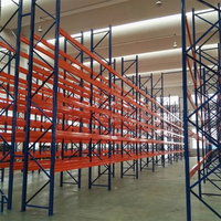 Étagère de stockage de palettes haute capacité avec structure en acier Q235