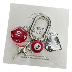 Wholesale <b>Dice</b> Keychain -Y2K Lucky Bag Hanger, Necklace Pendant, Billiard Gift for <b>Men</b> and Women - Product Image 5
