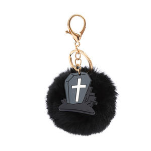 Moda minimalista Simple monstruo peluche dibujos animados muñeca mochila encanto fiesta favores Halloween llavero para estudiante regalo al por mayor - Product Image 2