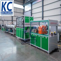 Kunststoffrohr-Herstellungsmaschine PVC-Rohr-Extrusionslinie PVC-Doppelrohr-Extrudiermaschine