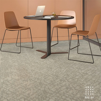 Dalles de moquette modulaires commerciales en boucle de qualité supérieure, insonorisées, pour bureaux