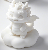 Mascotte du Nouvel An chinois, figurine de dragon nuageux porte-bonheur, service d'impression 3D personnalisé