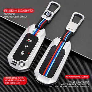 Custodia <span class=keywords><strong>per</strong></span> Chiavi Auto in Lega di Zinco e Gel di Silice <span class=keywords><strong>per</strong></span> <span class=keywords><strong>Ford</strong></span> Territory Vigus JMC Transit Lingrui, Portachiavi e <span class=keywords><strong>Accessori</strong></span> - Product Image 2