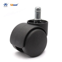 DWG-D003 Offre Spéciale largement utilisé tout noir robuste type de rouleau général Durable personnalisé roue pivotante