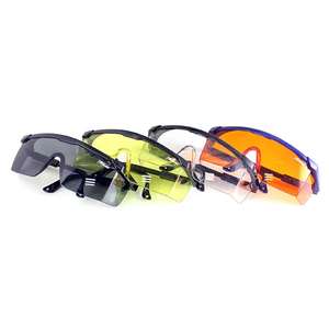 نظارات السلامة للرجال, نظارات لحام بالليزر ، حماية العين ، نظارات برتقالية اللون - Product Image 6