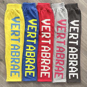 Pantalon de jogging droit et ample pour homme de marque de créateur VertaBra de haute qualité, avec lettres superposées Vertabraes, pantalon de survêtement pour homme - Product Image 2