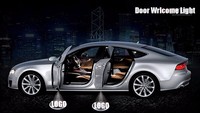 Universal LED Voiture Porte Bienvenue Laser Logo Projecteur  Accessoires De Voiture Laser Emblème Lampe Kit de voiture logo