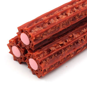 Dolcetti dentali per cani di alta qualità con ripieno di formaggio a pasta molle per cani ad alto contenuto proteico cibo da masticare cibo per animali domestici per uso orale - Product Image 1