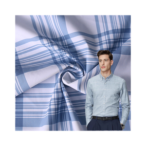 Thương Hiệu Mới Nylon Spandex Đôi Warp Phẳng In Dệt Kim Vải Người Đàn Ông Của Băng Lụa Mỏng Kinh Doanh Giản Dị Áo Sơ Mi T Áo Sơ Mi Vải - Product Image 1