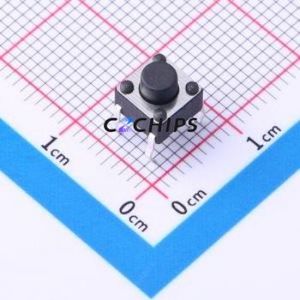 TSD001A05526A04 Tactile Switch Through hole Component (THT)-4P,6x6mm Switch Round Button 2.6N Through Hole 6mm - Product Image 1