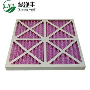 Tùy chỉnh xế<span class=keywords><strong>p</strong></span> li HVAC AC lò Bộ lọc không khí merv 6-14 kích cỡ 20x25x1 20x24x1 12x12x1 10x10x1 giấy các tông xây dựng - Product Image 5