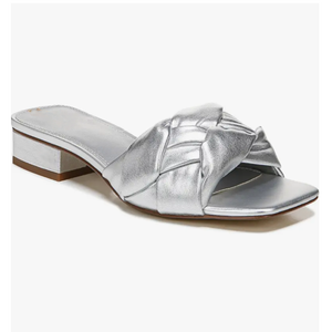 Sandali larghi per donna <span class=keywords><strong>con</strong></span> <span class=keywords><strong>tacco</strong></span> <span class=keywords><strong>basso</strong></span> a punta quadrata in pelle intrecciata <span class=keywords><strong>con</strong></span> Logo personalizzato - Product Image 1