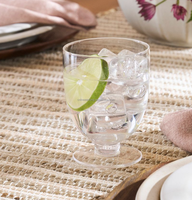 Nouvelle collection de verrerie en cristal de couleur fumée, fabriquée à la machine, à prix abordable, pour restaurants et bars : verres à vin, verres à eau et verres à jus