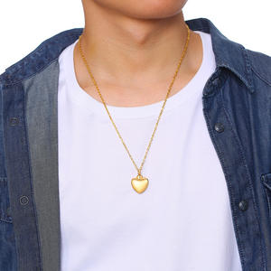 Nueva moda en forma de corazón botella de perfume colgante desmontable joyería de acero inoxidable con colgantes de corazón - Product Image 5