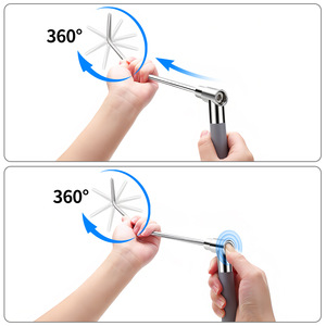 Juego de herramientas de palanca con mango ajustable de 440 mm y 8 mm de diámetro, 5 piezas, para reparación de abolladuras de coches sin necesidad de carrocería - Product Image 4