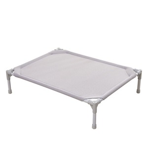 Elevated <b>Dog</b> <b>Bed</b> Rectangle Solid Gray <b>Plastic</b> Mesh Pet <b>Bed</b> Indoor All Seasons Removable Washable Assembly Required - Product Image 1