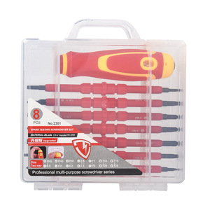 Insulated <b>Screwdriver</b> Flat Head 1 Pc Anti-Slip Handle For Electrical Repair - Product Image 4