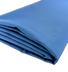Tela TC para hombre CVC55/45 45S * 45S 103GSM material de ropa de popelina tejida azul 55% ALGODÓN + 45% POLY - Product Image 3