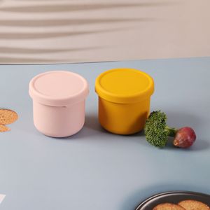 Fiambrera plegable de silicona de grado alimenticio, contenedor de almacenamiento de alimentos sin BPA, fiambrera - Product Image 2