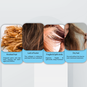 Vente en gros du <span class=keywords><strong>meilleur</strong></span> kit de soins capillaires Traitement capillaire au collagène sans sulfate Huile d'argan Maroc Kératine Shampooing et après-shampooing bio - Product Image 4