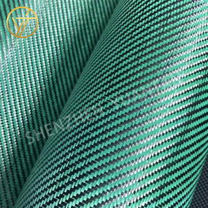 เส้นใยคาร์บอน aramid ระดับสูงสีเขียว200กรัมผสมผ้าไฮบริดพิเศษ3K ราคาถูกกว่าสำหรับรถยนต์เด็กผู้ชายกลางแจ้ง - Product Image 3