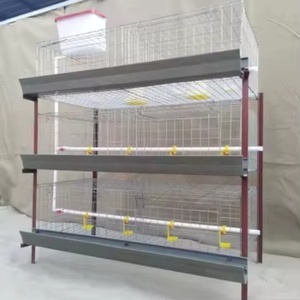 Hot Bán H Loại 3/4 Tầng 60/80 Gà Thịt Động Vật Pin Gà Lồng Kích Thước 1000 Gà Thịt Gà Thịt Lồng Cho Gia Cầm Trang Trại - Product Image 2