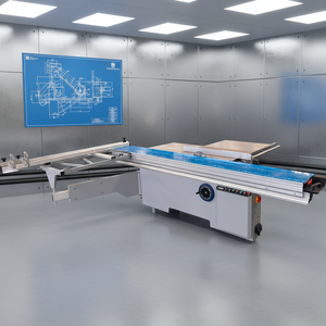 Sega a Pannello Elettrica Personalizzata con Sollevamento e Inclinazione per <span class=keywords><strong>Falegnameria</strong></span> e Lavorazione del Legno Certificata CE - Product Image 2