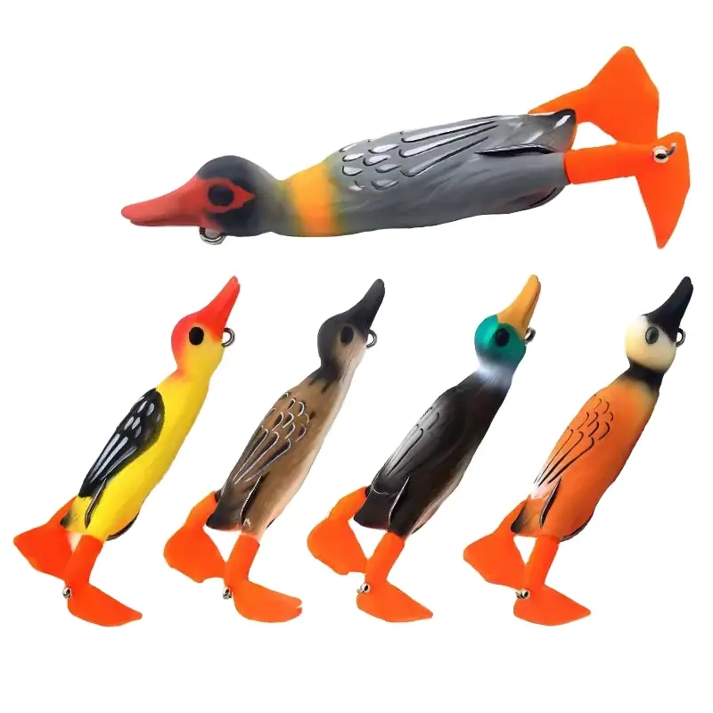 Byloo China 9.5cm 12g Fresh And Salt Water Fishing Tackle Pesca Hard Plastic Duck Lures Topwater Floating jointed swimbait duck
