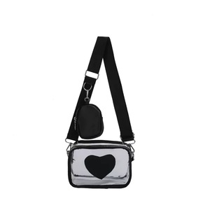 Bolso Bandolera Transparente Cuadrado Mini Personalizado, Monedero <span class=keywords><strong>de</strong></span> PVC Transparente <span class=keywords><strong>para</strong></span> Teléfono, Accesorio <span class=keywords><strong>de</strong></span> Viaje Moderno <span class=keywords><strong>para</strong></span> Chicas - Product Image 6